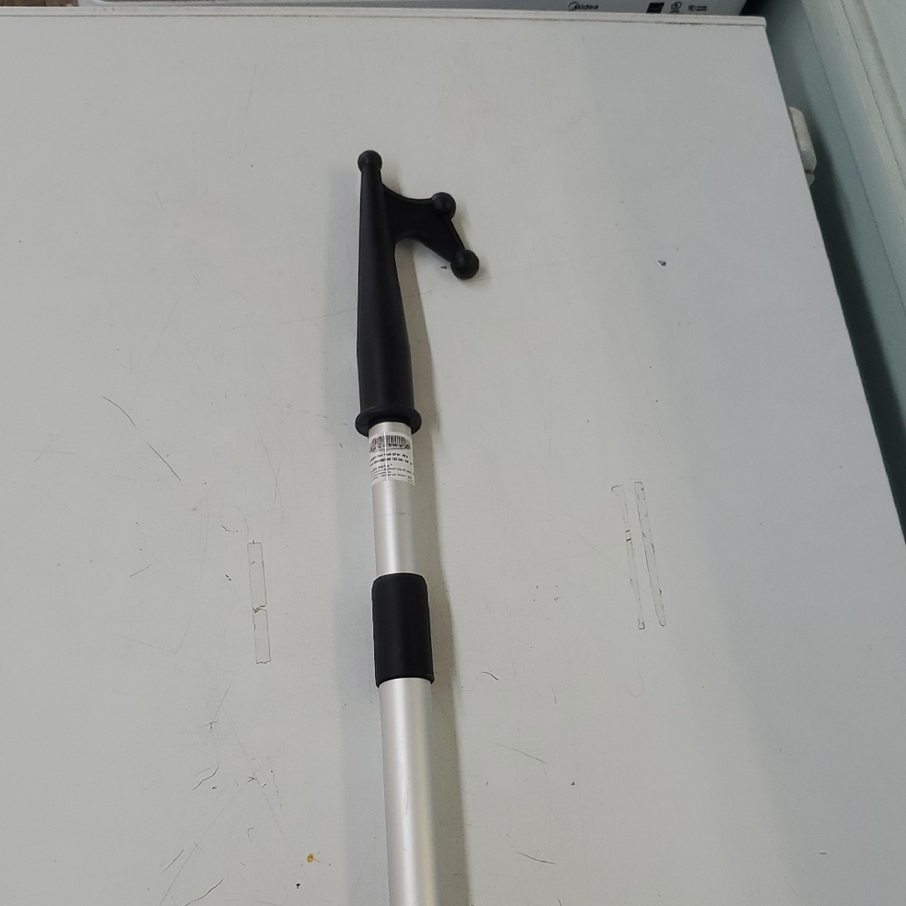 Shoreline Silver and Black Telescopic Boat Hook